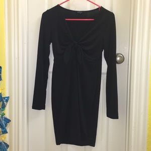 Fashion Nova Front Tie Mini Dress